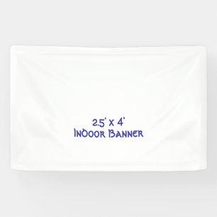 Entwerfen Sie Ihren eigenen einfachen 76 cm x 122 Banner