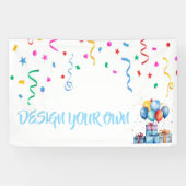 Entwerfen Sie Ihren eigenen Geburtstag Banner (Horizontal)