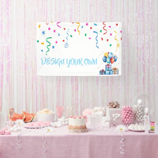 Entwerfen Sie Ihren eigenen Geburtstag Banner (Party)