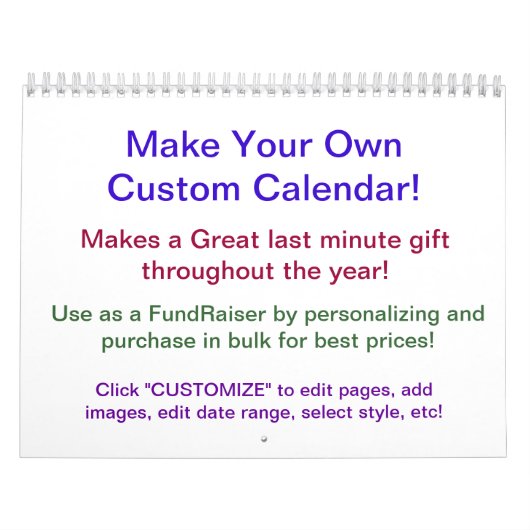 Entwerfen Sie Ihren eigenen Kalender ~ Machen Sie (Titelbild)