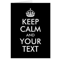 Entwerfen Sie Ihren eigenen Keep Calm und Ihren Te