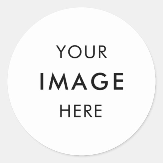 Entwerfen Sie Ihren eigenen klassischen Rundaufkle Runder Aufkleber (Vorderseite)
