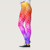 Entwerfen Sie Ihren eigenen lebendigen Regenbogen Leggings (Links)