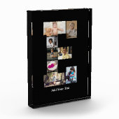 Entwerfen Sie Ihren eigenen Letter E FotoCollage Fotoblock (Links)