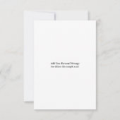 Entwerfen Sie Ihren eigenen Letter E FotoCollage Karte (Rückseite)