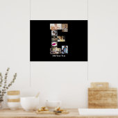 Entwerfen Sie Ihren eigenen Letter E FotoCollage Poster (Küche)