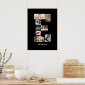Entwerfen Sie Ihren eigenen Letter E FotoCollage Poster (Küche)