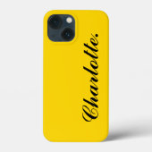 Entwerfen Sie Ihren eigenen Namen auf diesem Gold Case-Mate iPhone Hülle (Rückseite)