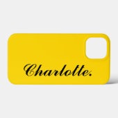 Entwerfen Sie Ihren eigenen Namen auf diesem Gold Case-Mate iPhone Hülle (Rückseite (Horizontal))