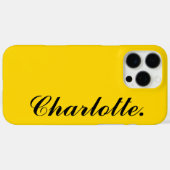 Entwerfen Sie Ihren eigenen Namen auf diesem Gold Case-Mate iPhone Hülle (Rückseite (Horizontal))