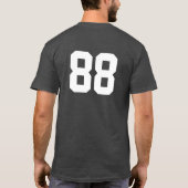 Entwerfen Sie Ihren eigenen Nummerncode-T - Shirt (Rückseite)