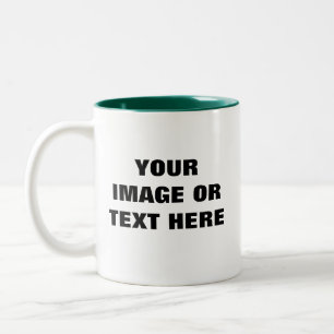 Entwerfen Sie Ihren eigenen, persönlichen Süßig Zweifarbige Tasse