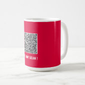 Entwerfen Sie Ihren eigenen QR-Code Coffee Tasse w (VorderseiteRechts)