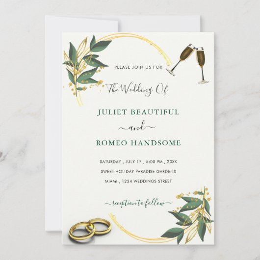Entwerfen Sie Ihren eigenen QR-Code für Hochzeitsf (Vorderseite)