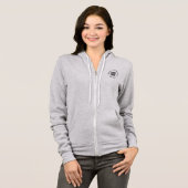 Entwerfen Sie Ihren eigenen QR-Code-Hoodie mit ind Hoodie (Vorne ganz)