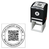 Entwerfen Sie Ihren eigenen QR-Code mit benutzerde Permastempel (Beispiel)
