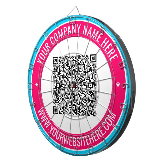 Entwerfen Sie Ihren eigenen QR-Code und Ihr benutz Dartscheibe (Vorderseite rechts)
