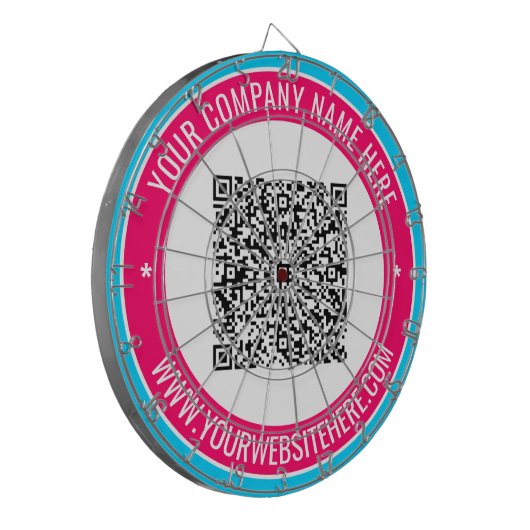 Entwerfen Sie Ihren eigenen QR-Code und Ihr benutz Dartscheibe (Vorderseite Links)