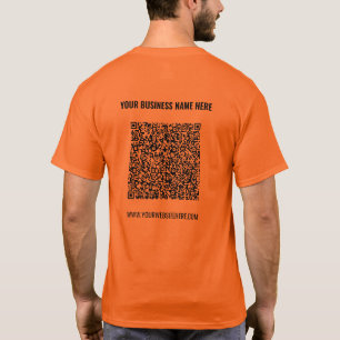 Entwerfen Sie Ihren eigenen QR-Code und Ihren eige T-Shirt