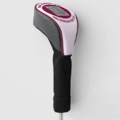Entwerfen Sie Ihren eigenen QR-Code und Text-Golf- Golf Headcover (angewinkelt)
