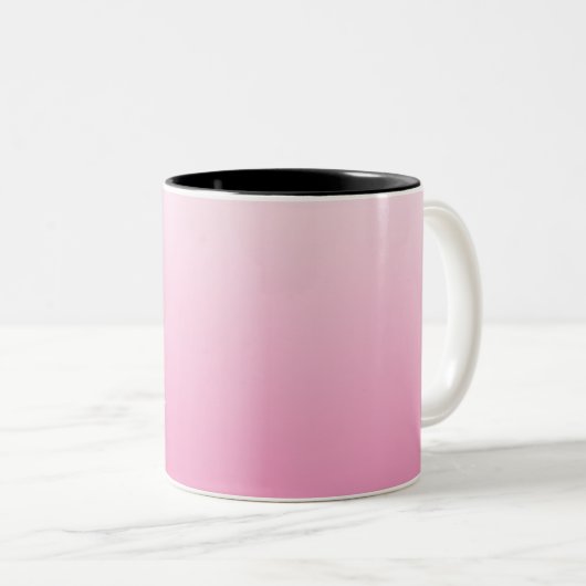 Entwerfen Sie Ihren eigenen rosa OMbre und Ihren N Zweifarbige Tasse (VorderseiteRechts)