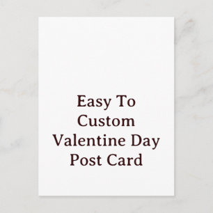 Entwerfen Sie Ihren eigenen Valentinstag Postkarte