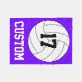 Entwerfen Sie Ihren eigenen Volleyball Fleece Blan (Vorderseite (Horizontal))