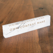 Entwerfen Sie Ihren Firmennamen Namensplakette (Seite)