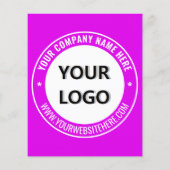Entwerfen Sie Ihren Logo-Text Geschäftspromotion-F Flyer (Hinten)