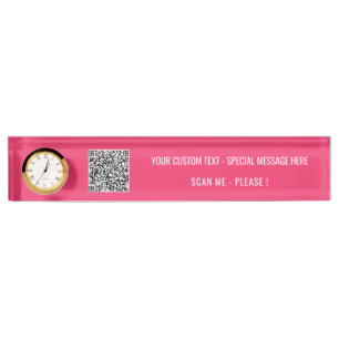 Entwerfen Sie Ihren QR-Code benutzerdefinierter Te Namensplakette