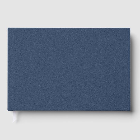 Entwerfen Sie Ihren Traum - Blaue Textur Gästebuch (Vorderseite)