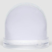 Entwerfen Sie Ihren Traum - Mattierter Lavendel Schneekugeln (Rückseite)