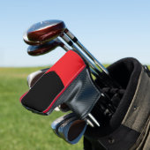 Entwerfen Sie Ihren Traum rot-schwarz Golf Headcover (In Situ)