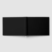 Entwerfen Sie Ihren Traum - Solid Black 10.5" x 8. Gästebuch (Voll)