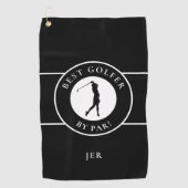 Entwerfen Sie individuellen Spaß Golf Lover Modern Golfhandtuch (Vorderseite)