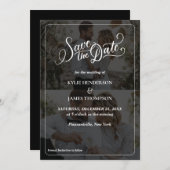 Entwerfen Sie Save the Date Ihre eigene 2-FotoColl Einladung (Vorne/Hinten)