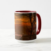 Entwerfen Sie Sonnenuntergang Kaffee & Tee Tasse (VorderseiteRechts)