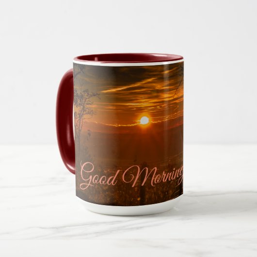 Entwerfen Sie Sonnenuntergang Kaffee & Tee Tasse (Vorderseite Links)