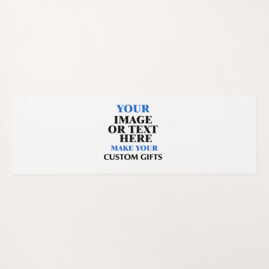 Entwerfen und Erstellen Sie Ihr eigenes Personalis Yogamatte (Rückseite (Horizontal))