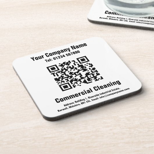 Entwerfen von QR-Code Getränkeuntersetzer (Linke Seite)