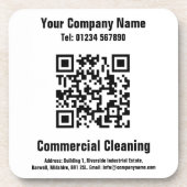 Entwerfen von QR-Code Getränkeuntersetzer (Vorderseite)