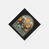 Entwerfen von Texten Serviette (Ecke)