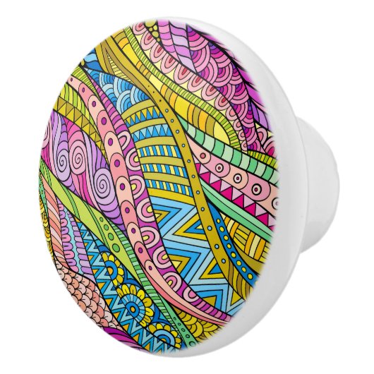 Entwerfungsknoten für künstlerische Gestaltung - S Keramikknauf (Rechts)