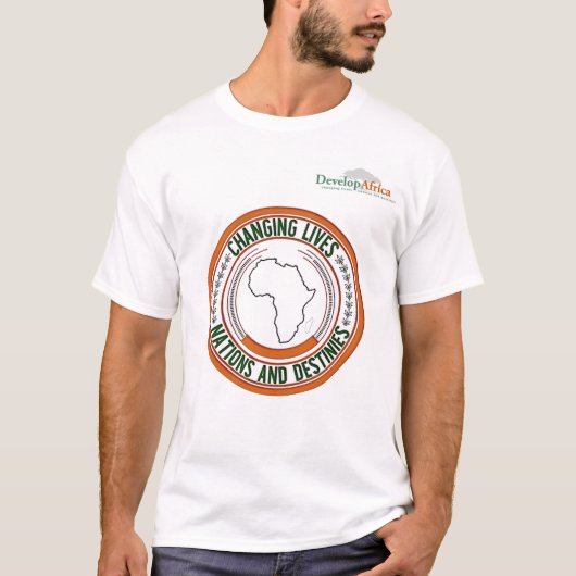 Entwickeln Sie Afrika-T-Shirt mit Wappen T-Shirt (Vorderseite)