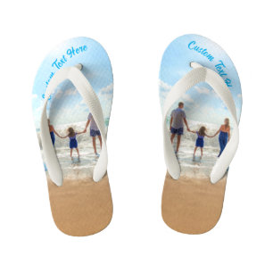 Entwickeln Sie den eigenen Foto Kids Flip Flops be Kinderbadesandalen
