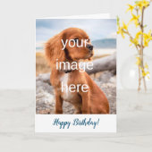 ENTWICKELN SIE IHRE EIGENE GEBURTSKARTE KARTE (Gelbe Blume)