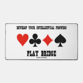 Entwickeln Sie Ihre intellektuelle Erfolgsbrücke Schreibtischunterlage (Vorderseite)