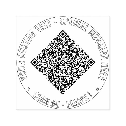 Entwickeln Sie Ihren eigenen QR-Code für benutzerd Permastempel (Design)