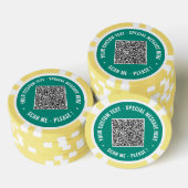 Entwickeln Sie Ihren eigenen QR-Code-Poker-Chips f Pokerchips (Stapel)