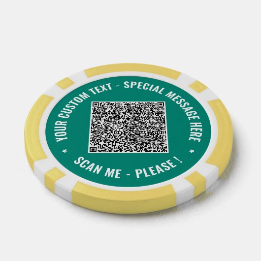 Entwickeln Sie Ihren eigenen QR-Code-Poker-Chips f Pokerchips (Einzeln)